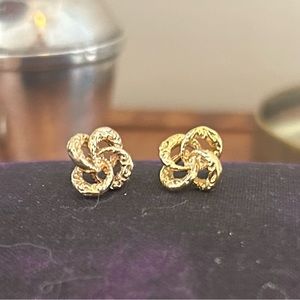 Antique 14k Love Knot Earrings